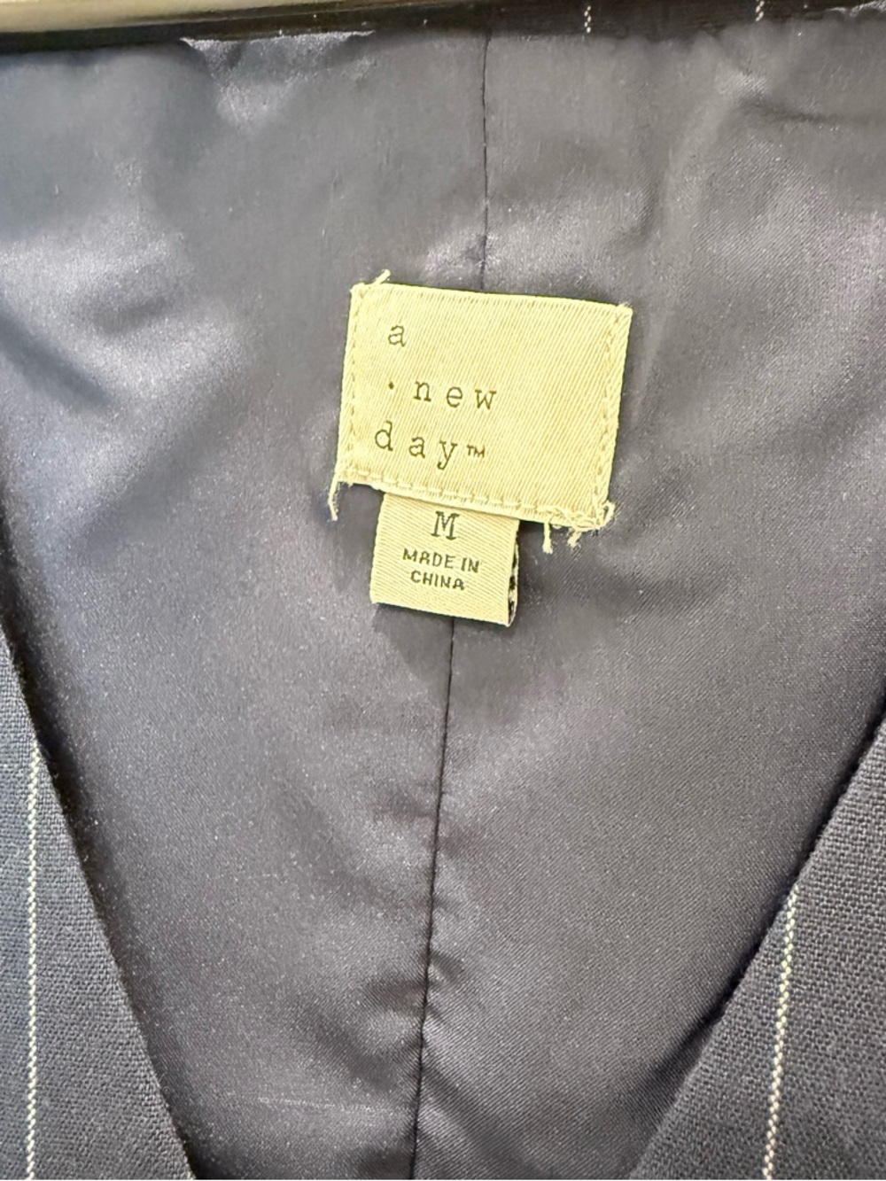 a new day Navy Pinstripe Blazer - Picture 3 of 3